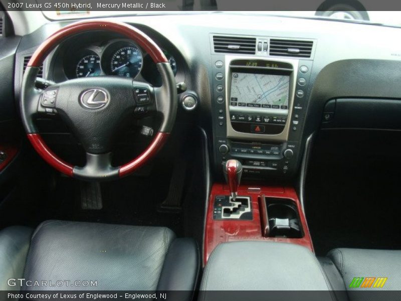 Mercury Metallic / Black 2007 Lexus GS 450h Hybrid