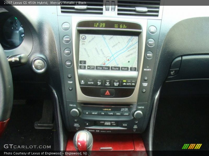 Mercury Metallic / Black 2007 Lexus GS 450h Hybrid