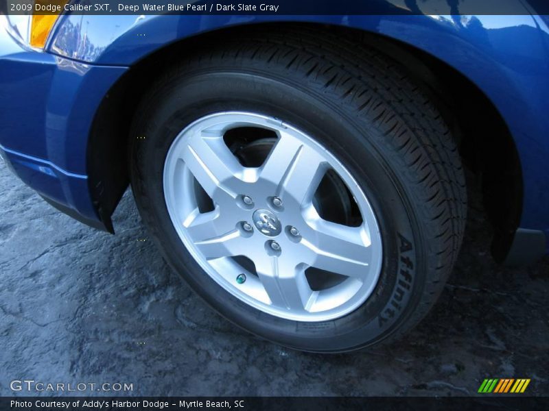 Deep Water Blue Pearl / Dark Slate Gray 2009 Dodge Caliber SXT