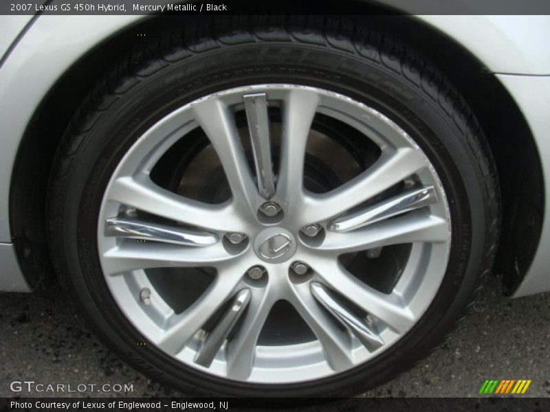 Mercury Metallic / Black 2007 Lexus GS 450h Hybrid