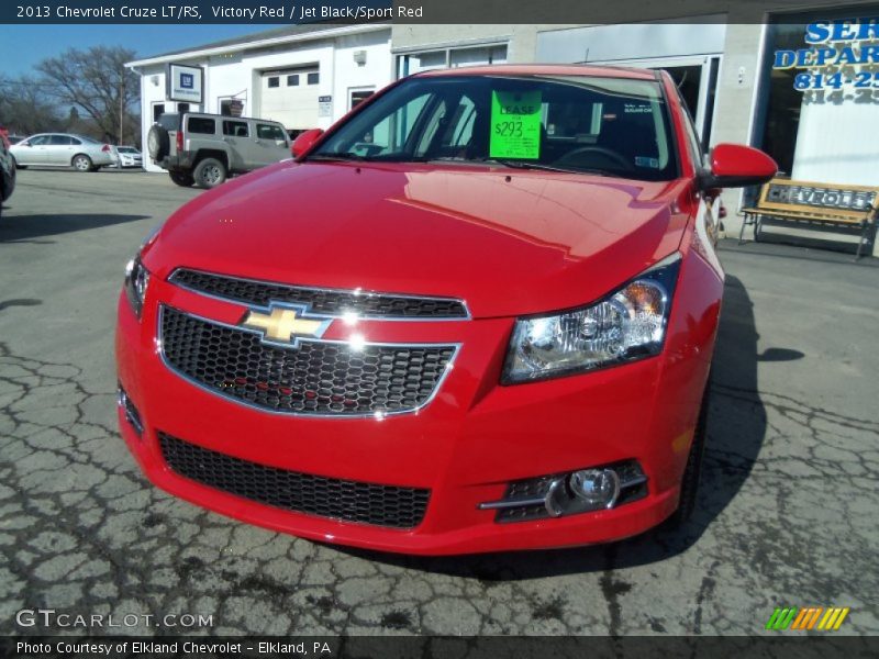 Victory Red / Jet Black/Sport Red 2013 Chevrolet Cruze LT/RS