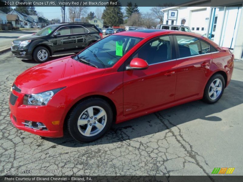 Victory Red / Jet Black/Sport Red 2013 Chevrolet Cruze LT/RS