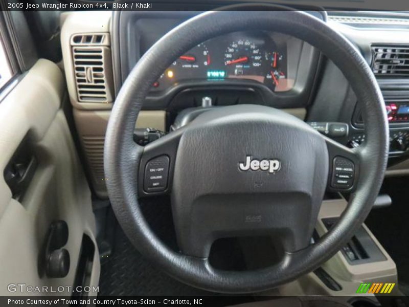 Black / Khaki 2005 Jeep Wrangler Rubicon 4x4