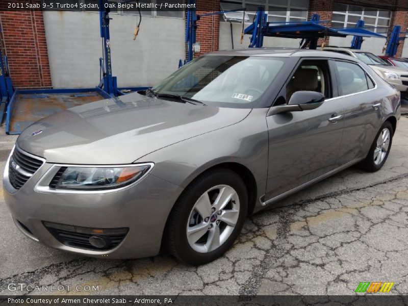 Oak Beige Metallic / Parchment 2011 Saab 9-5 Turbo4 Sedan