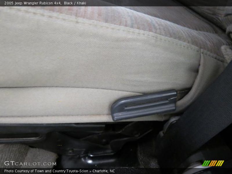 Black / Khaki 2005 Jeep Wrangler Rubicon 4x4