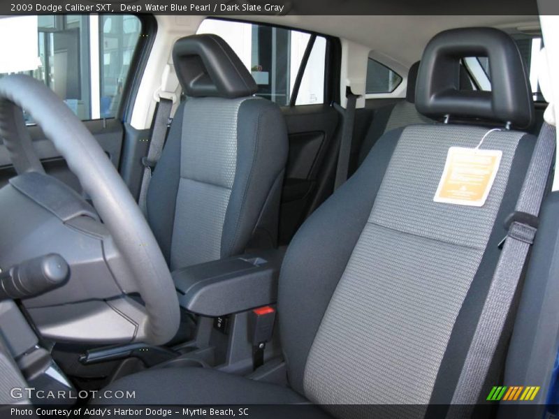 Deep Water Blue Pearl / Dark Slate Gray 2009 Dodge Caliber SXT