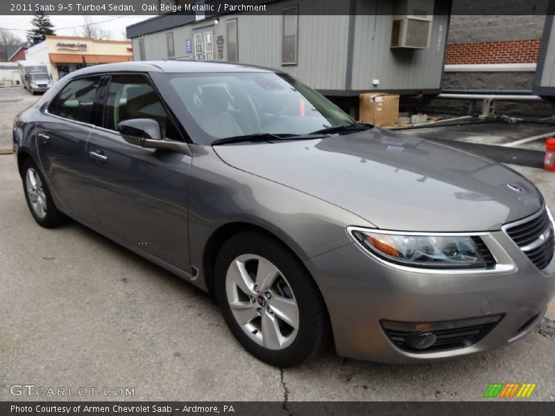 Oak Beige Metallic / Parchment 2011 Saab 9-5 Turbo4 Sedan