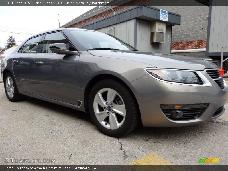 Oak Beige Metallic / Parchment 2011 Saab 9-5 Turbo4 Sedan