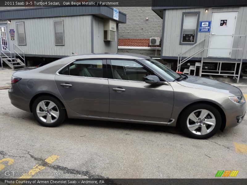 Oak Beige Metallic / Parchment 2011 Saab 9-5 Turbo4 Sedan