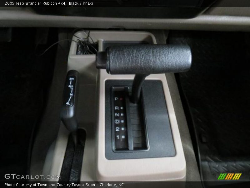 Black / Khaki 2005 Jeep Wrangler Rubicon 4x4