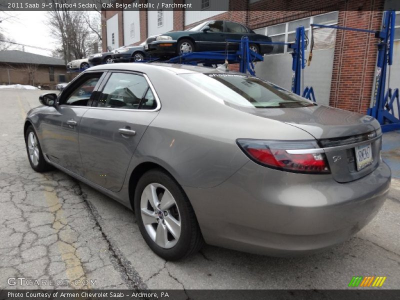 Oak Beige Metallic / Parchment 2011 Saab 9-5 Turbo4 Sedan