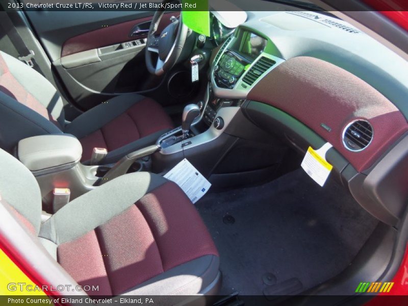 Victory Red / Jet Black/Sport Red 2013 Chevrolet Cruze LT/RS