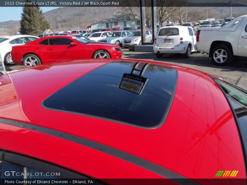 Victory Red / Jet Black/Sport Red 2013 Chevrolet Cruze LT/RS