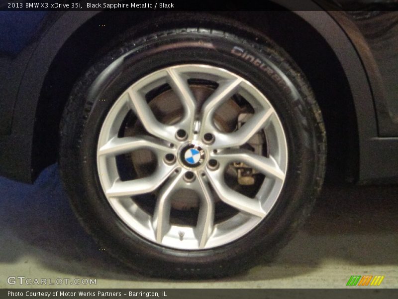 Black Sapphire Metallic / Black 2013 BMW X3 xDrive 35i