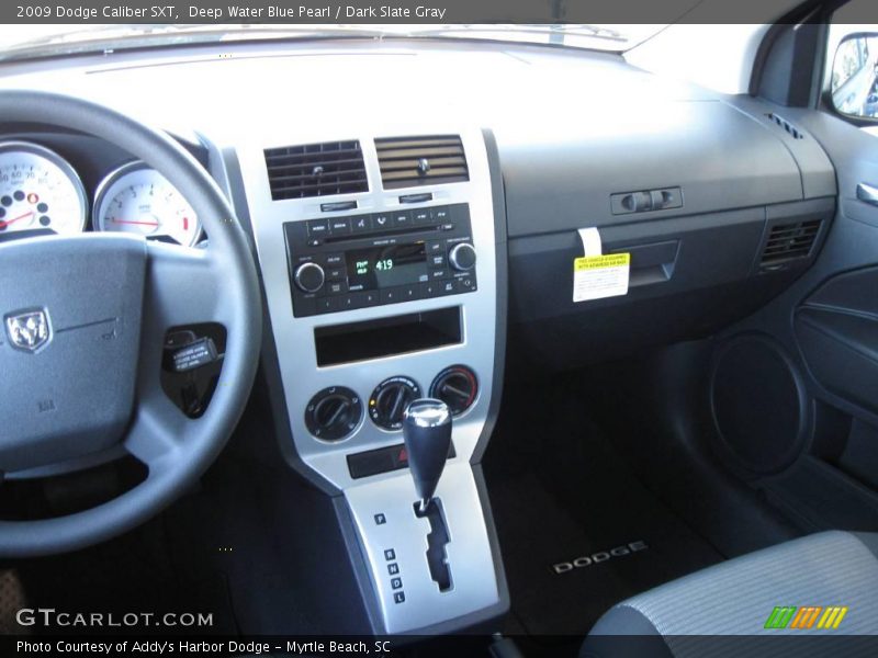 Deep Water Blue Pearl / Dark Slate Gray 2009 Dodge Caliber SXT