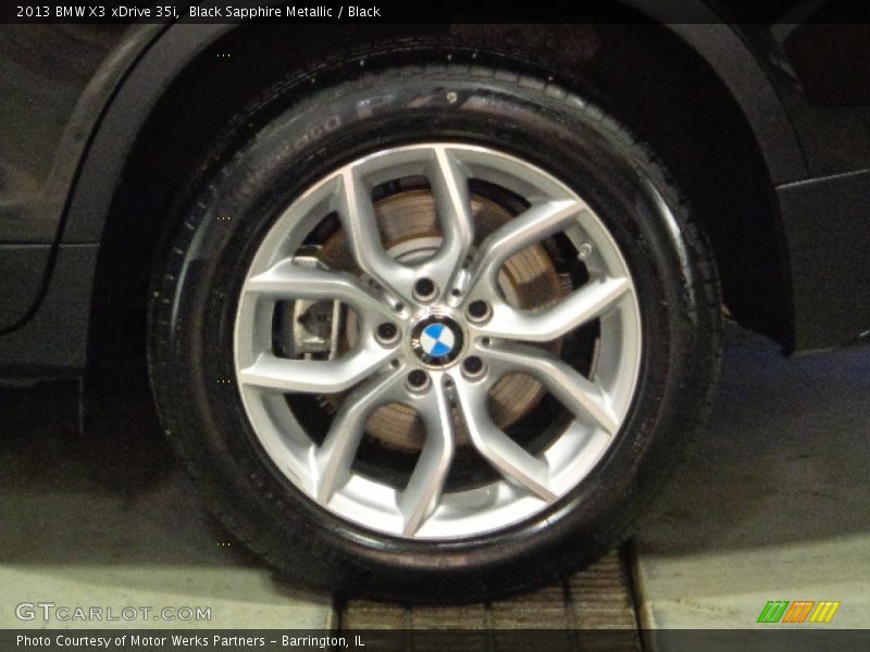 Black Sapphire Metallic / Black 2013 BMW X3 xDrive 35i