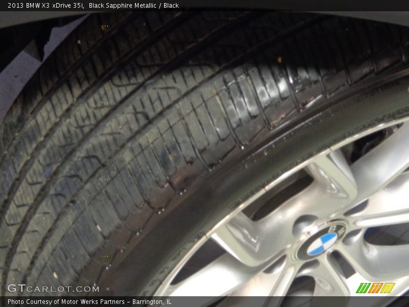 Black Sapphire Metallic / Black 2013 BMW X3 xDrive 35i