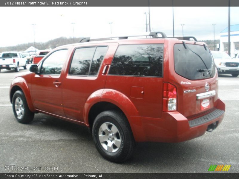 Red Brick / Graphite 2012 Nissan Pathfinder S