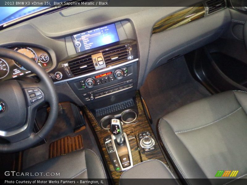 Black Sapphire Metallic / Black 2013 BMW X3 xDrive 35i