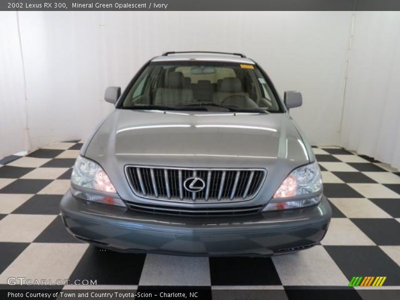 Mineral Green Opalescent / Ivory 2002 Lexus RX 300