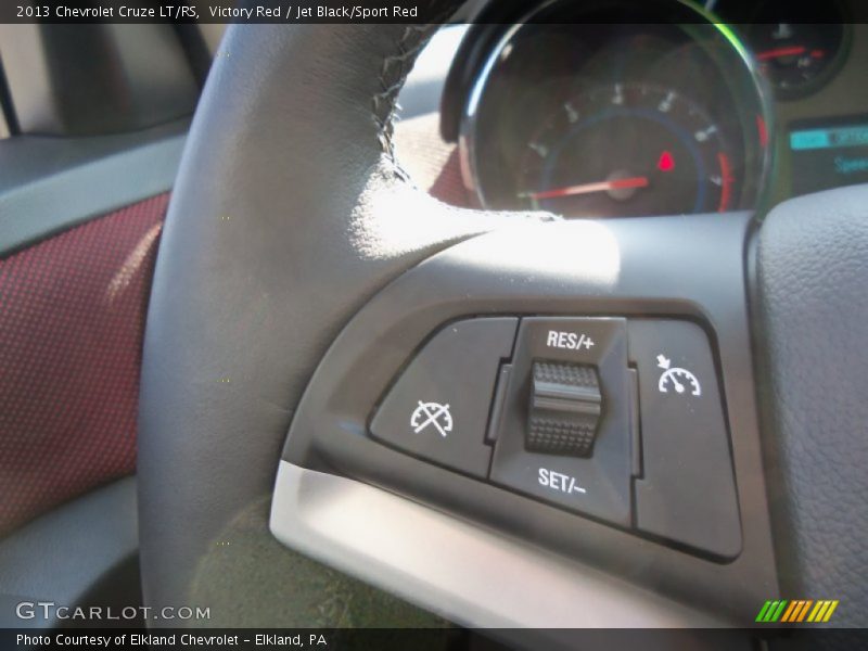 Victory Red / Jet Black/Sport Red 2013 Chevrolet Cruze LT/RS