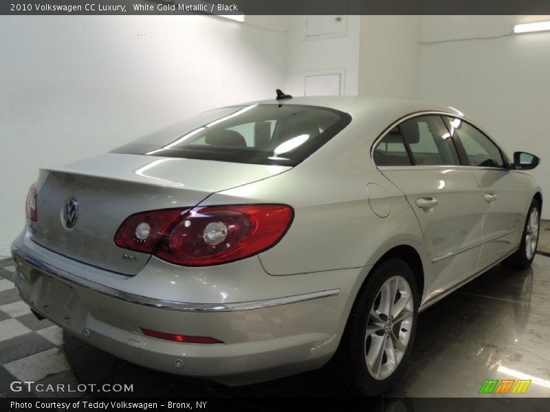 White Gold Metallic / Black 2010 Volkswagen CC Luxury