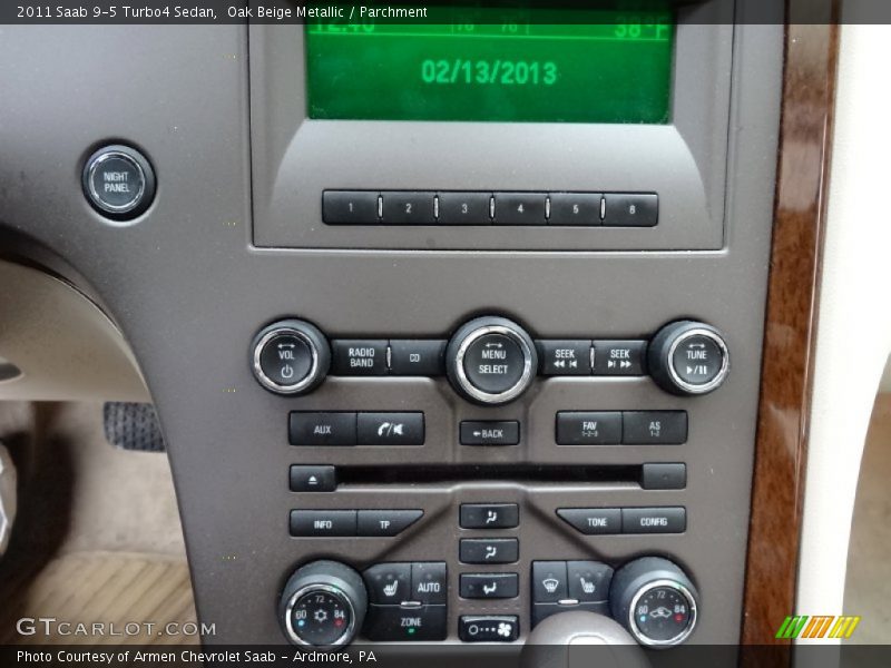 Oak Beige Metallic / Parchment 2011 Saab 9-5 Turbo4 Sedan
