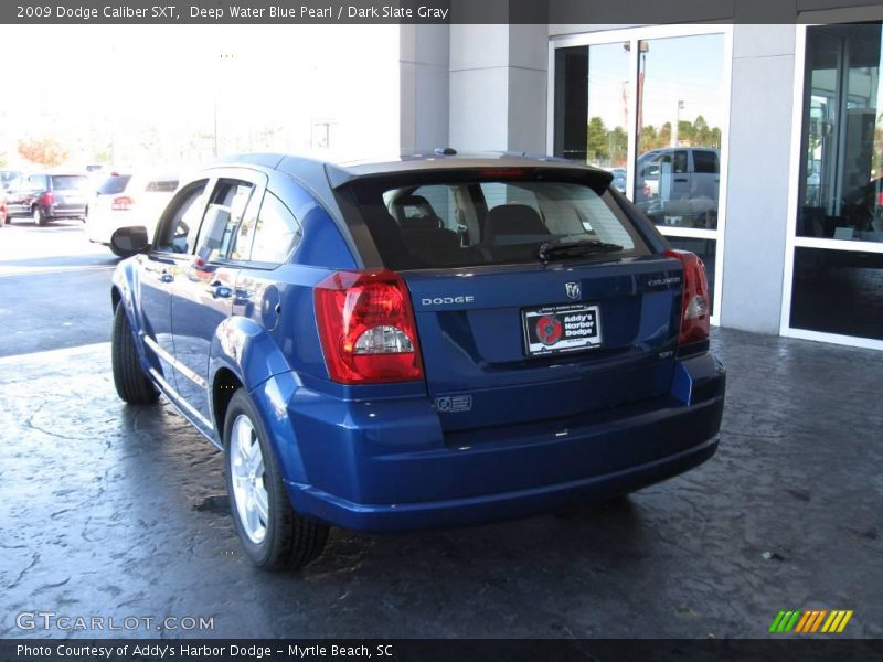 Deep Water Blue Pearl / Dark Slate Gray 2009 Dodge Caliber SXT
