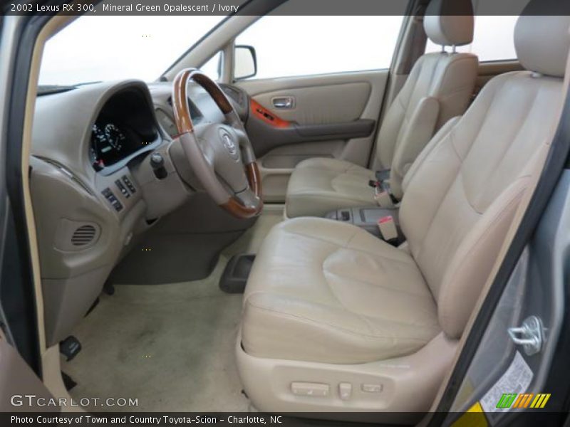 Mineral Green Opalescent / Ivory 2002 Lexus RX 300