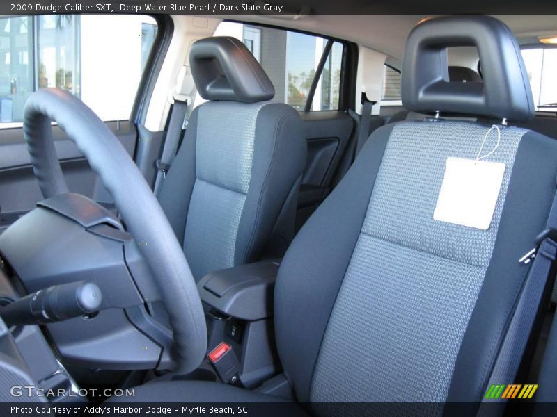 Deep Water Blue Pearl / Dark Slate Gray 2009 Dodge Caliber SXT