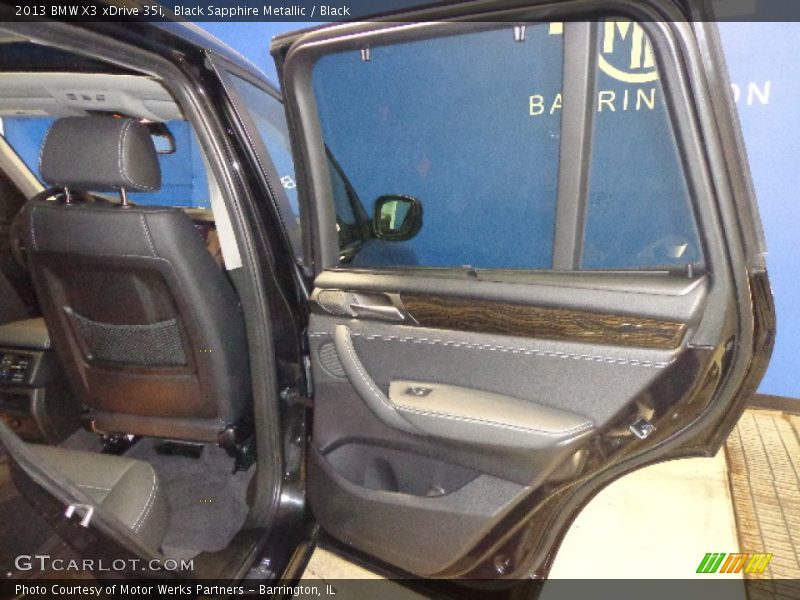 Black Sapphire Metallic / Black 2013 BMW X3 xDrive 35i