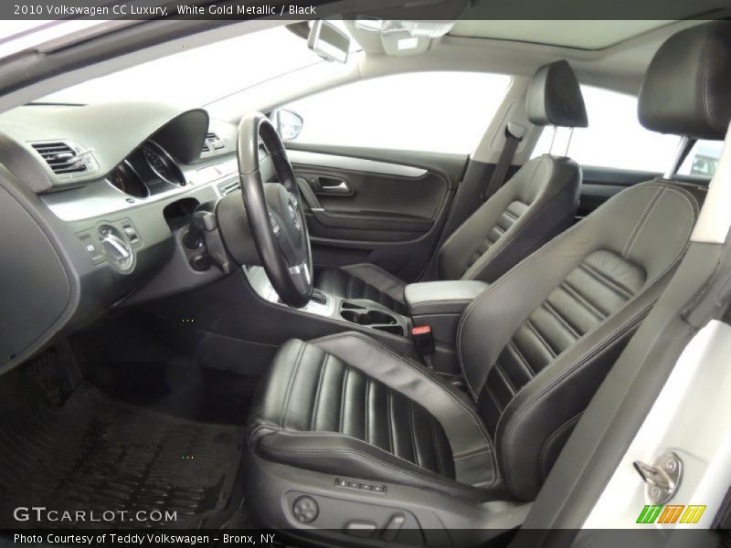 White Gold Metallic / Black 2010 Volkswagen CC Luxury