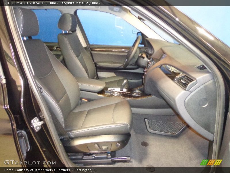 Black Sapphire Metallic / Black 2013 BMW X3 xDrive 35i