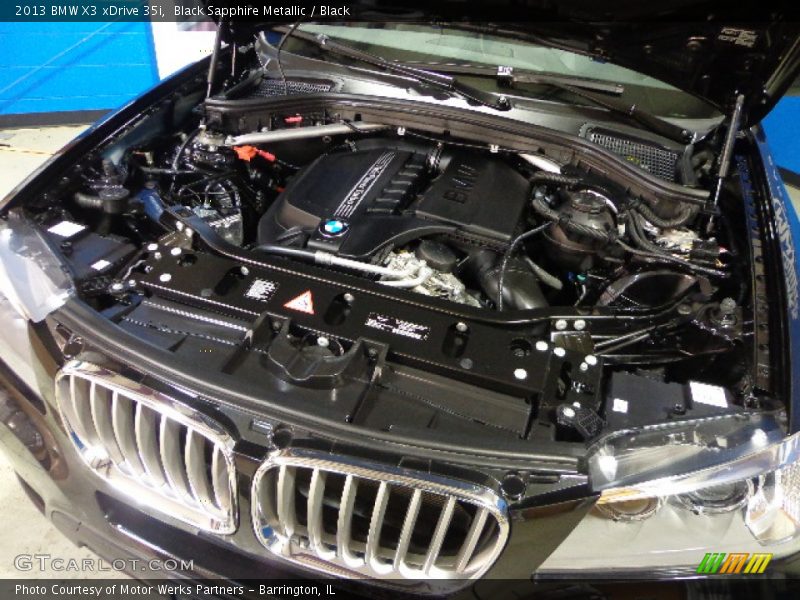 Black Sapphire Metallic / Black 2013 BMW X3 xDrive 35i