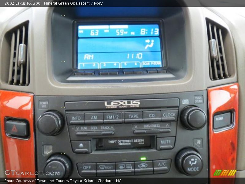 Mineral Green Opalescent / Ivory 2002 Lexus RX 300