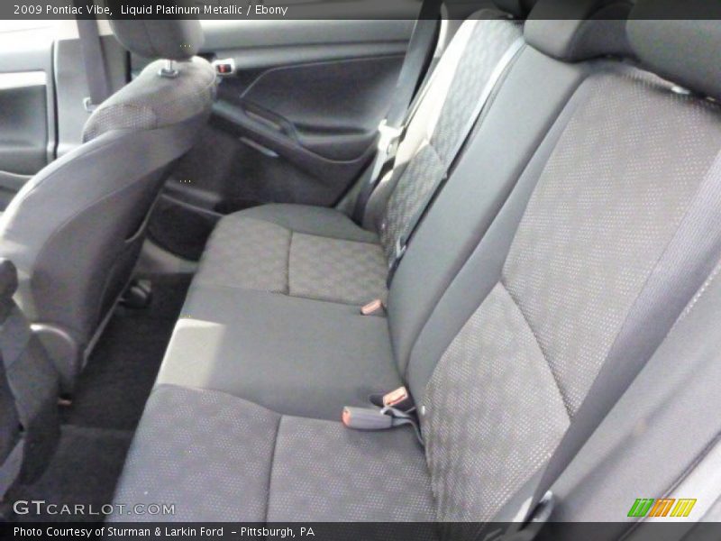 Rear Seat of 2009 Vibe 