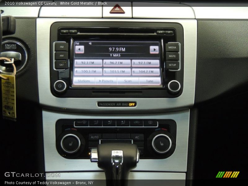 White Gold Metallic / Black 2010 Volkswagen CC Luxury