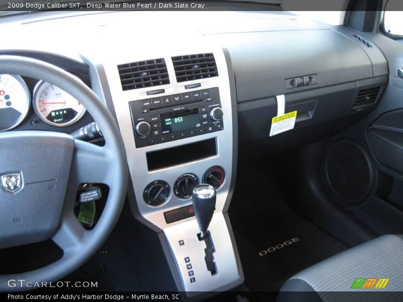 Deep Water Blue Pearl / Dark Slate Gray 2009 Dodge Caliber SXT