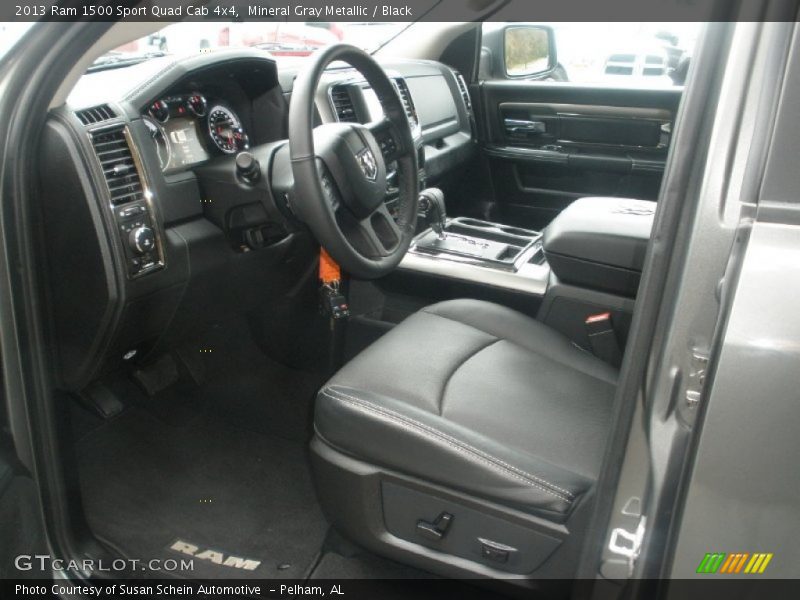  2013 1500 Sport Quad Cab 4x4 Black Interior