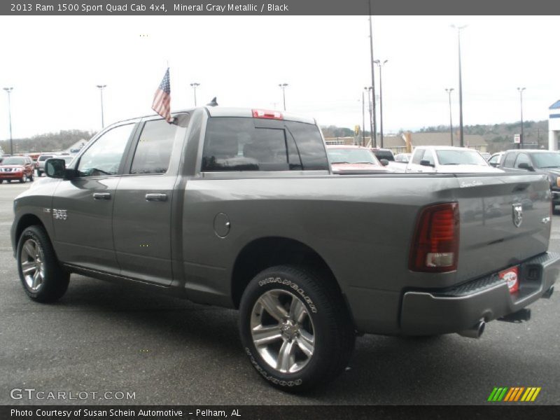 Mineral Gray Metallic / Black 2013 Ram 1500 Sport Quad Cab 4x4