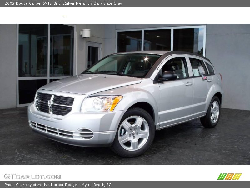 Bright Silver Metallic / Dark Slate Gray 2009 Dodge Caliber SXT