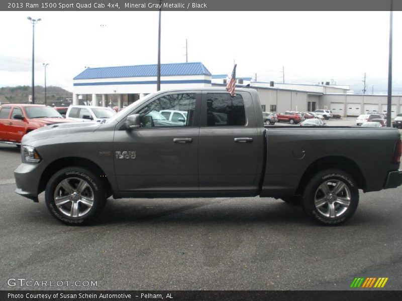 Mineral Gray Metallic / Black 2013 Ram 1500 Sport Quad Cab 4x4
