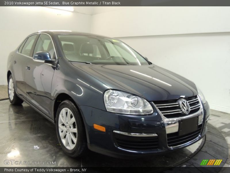 Blue Graphite Metallic / Titan Black 2010 Volkswagen Jetta SE Sedan