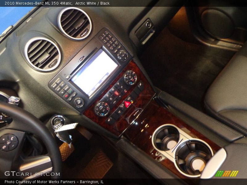 Arctic White / Black 2010 Mercedes-Benz ML 350 4Matic