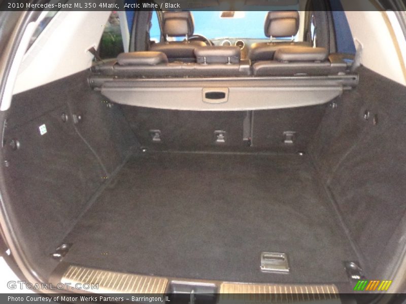 Arctic White / Black 2010 Mercedes-Benz ML 350 4Matic
