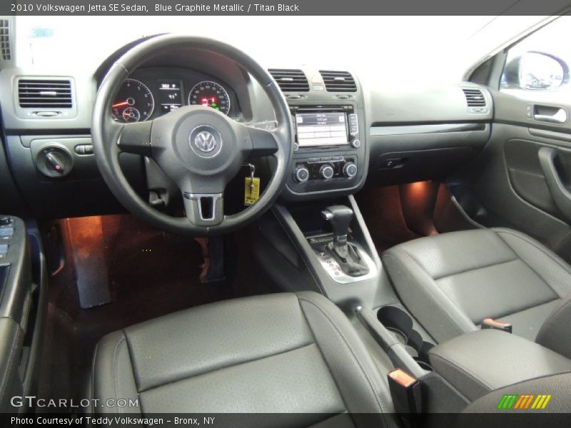 Blue Graphite Metallic / Titan Black 2010 Volkswagen Jetta SE Sedan
