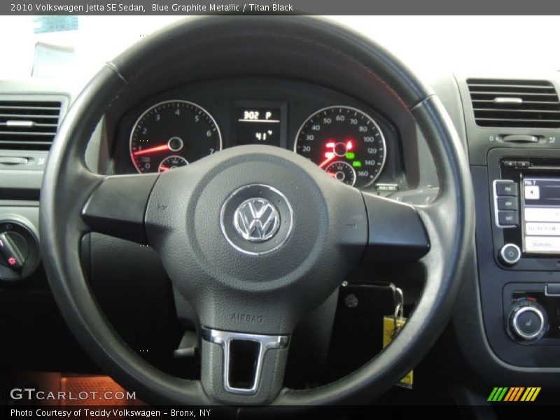 Blue Graphite Metallic / Titan Black 2010 Volkswagen Jetta SE Sedan