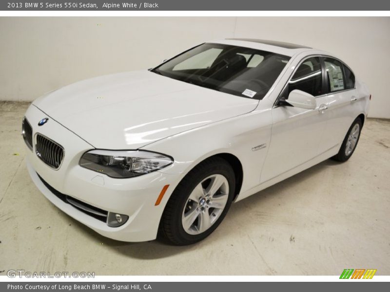 Alpine White / Black 2013 BMW 5 Series 550i Sedan