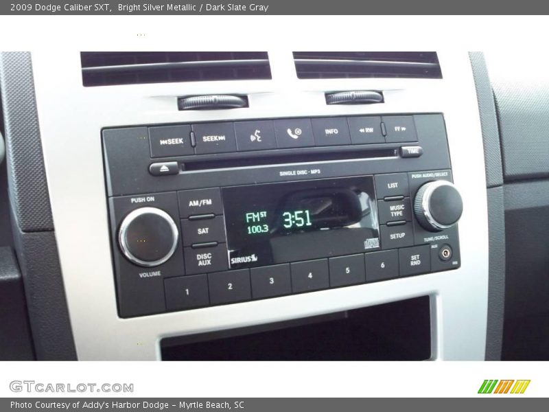 Bright Silver Metallic / Dark Slate Gray 2009 Dodge Caliber SXT