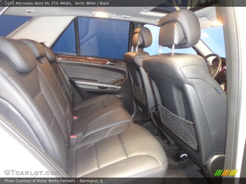 Arctic White / Black 2010 Mercedes-Benz ML 350 4Matic